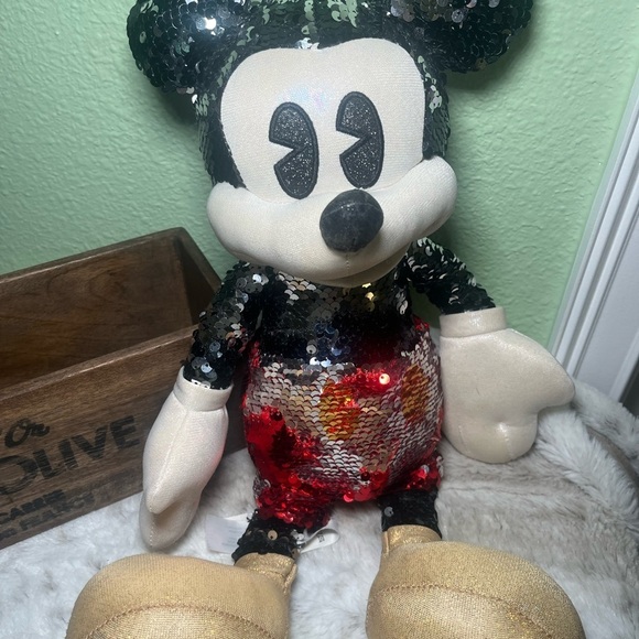 Mickey Mouse Reversible Sequin Plush – Small – 15'' – Special Edition. - Picture 12 of 13